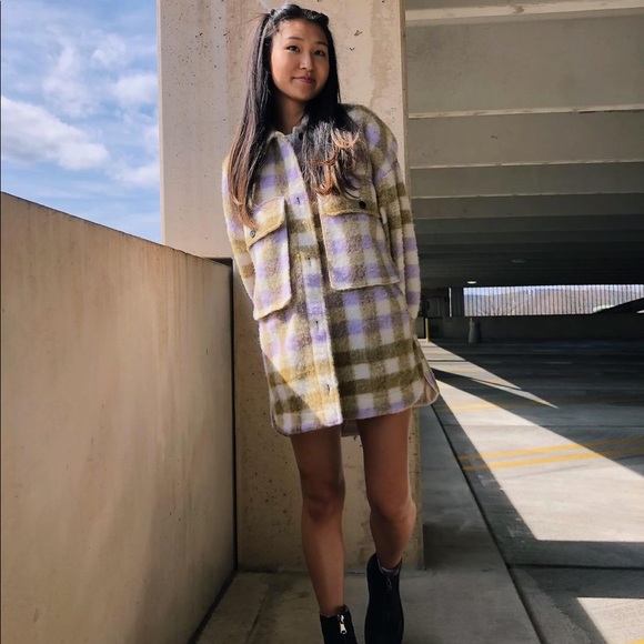 𝗡𝗪𝗧 𝗭𝗮𝗿𝗮 • Oversized Plaid Overshirt - Picture 14 of 16